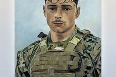 Ryan Cullen, Der Sympathische Imperialist, 2023 (September). Oil on linen 118 x 145cm  © Ryan Cullen