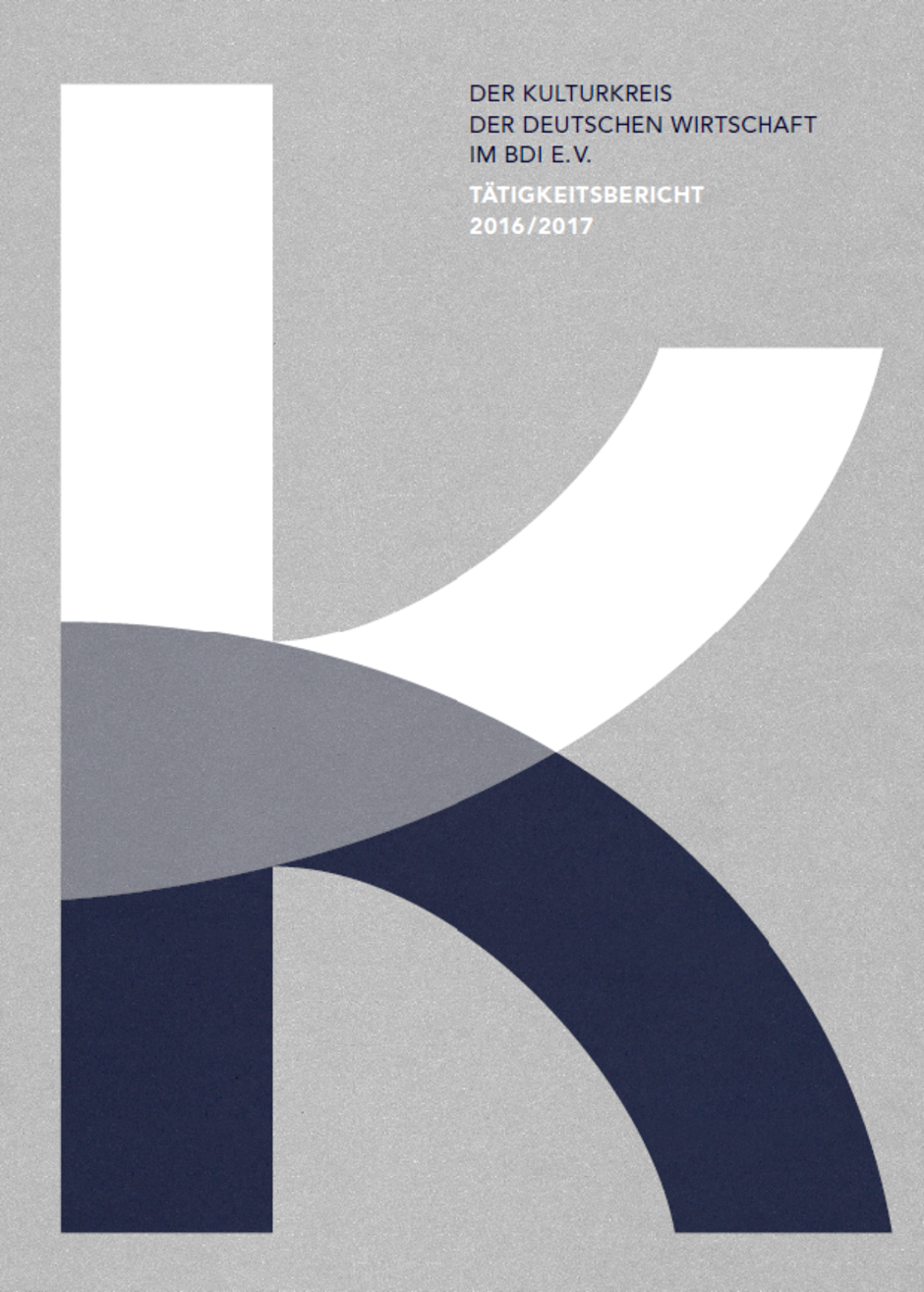 Cover Tätigkeitsbericht 2016/2017 © Kulturkreis Cover Tätigkeitsbericht 2016/2017 © Kulturkreis