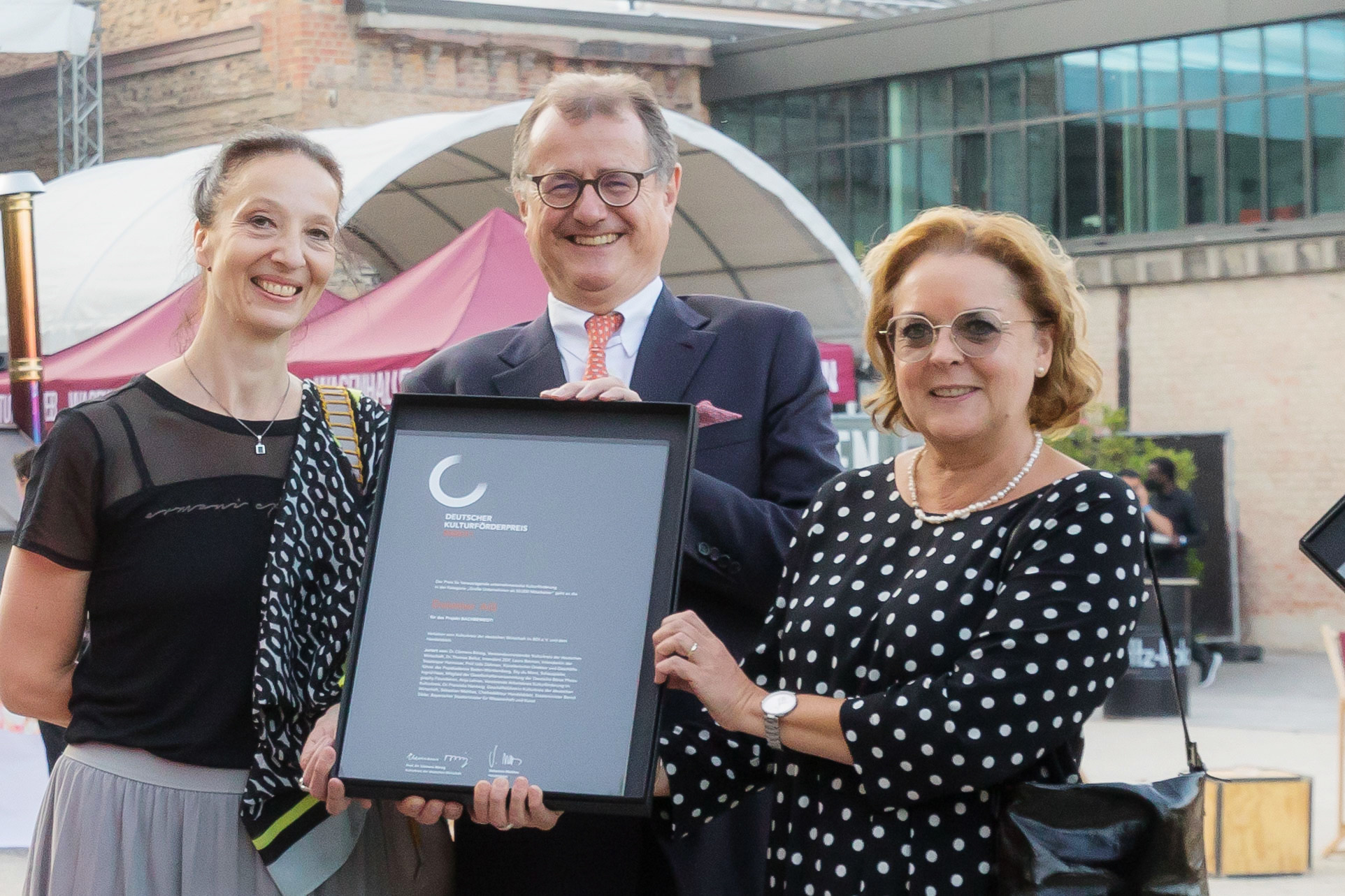 Dr. Friederike Rademann, Dr. Thomas Klötzel und Elisabeth Viebig: Preisträgerprojekt BACHBEWEGT! © Klaus Hepp - © Klaus Hepp