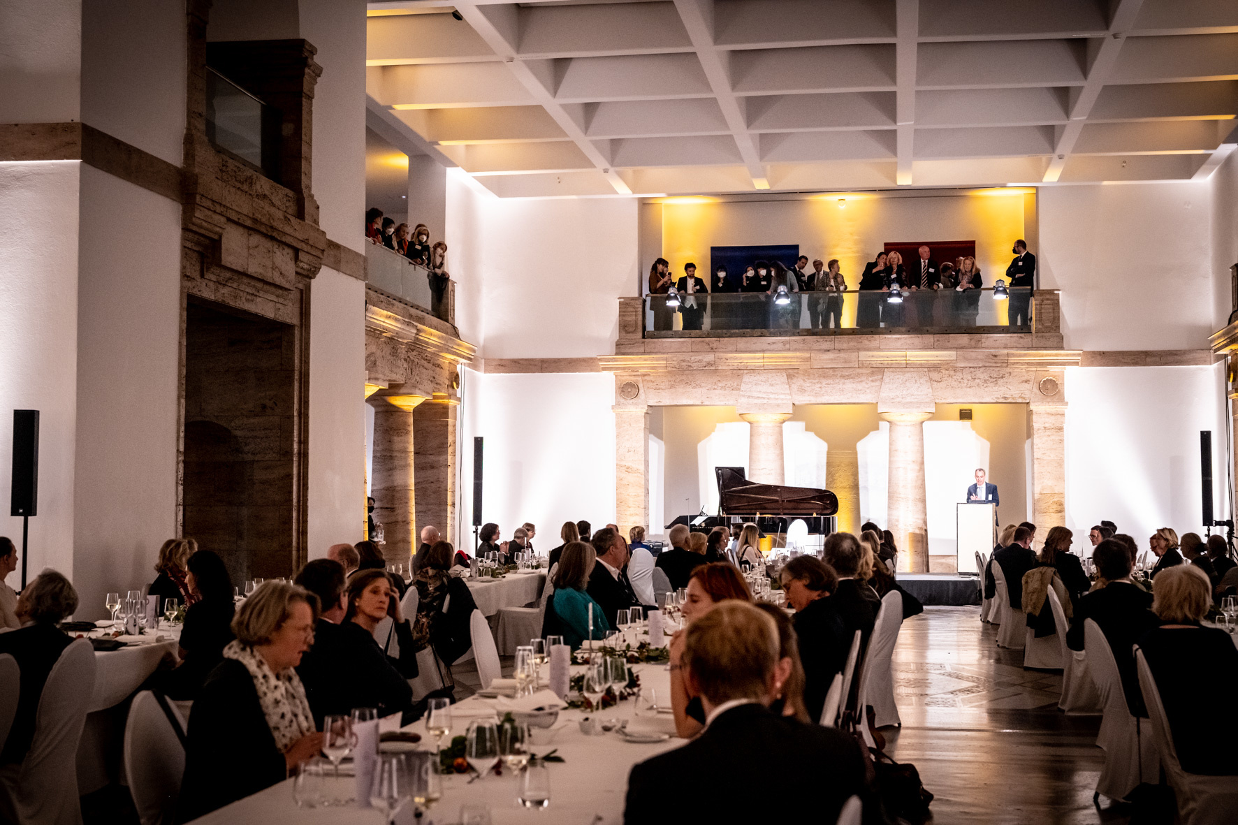 70. Jahrestagung 2021: Festliches Abendessen, Mosaikhalle, Siemens AG, Berlin © Kulturkreis/Schwickerath/Talinski - © Kulturkreis/Schwickerath/Talinski