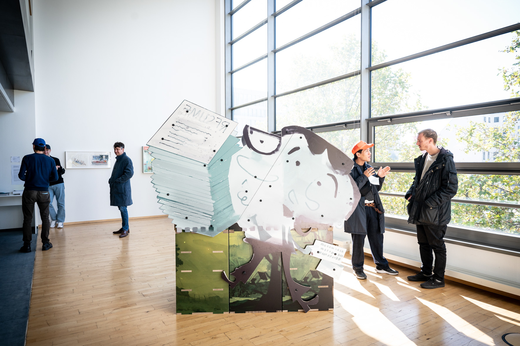 70. Jahrestagung 2021: Ausstellungseröffnung, Simon Denny: Extractor, Kunstfenster, Haus der Deutschen Wirtschaft, Berlin © Kulturkreis/Schwickerath/Talinski - © Kulturkreis/Schwickerath/Talinski